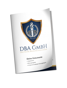 Angebotsmappe für Security Ausbildung bei der DBA GmbH